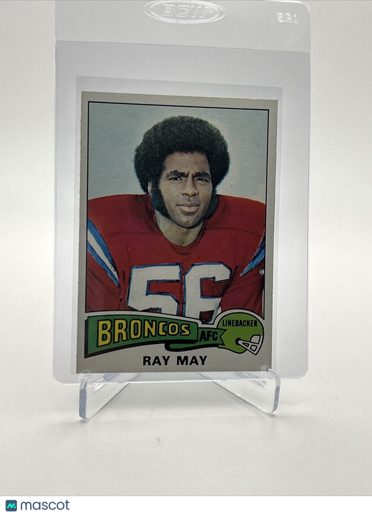 1975 Topps Ray May Football Card #383 EX-MT Quality FREE SHIPPING