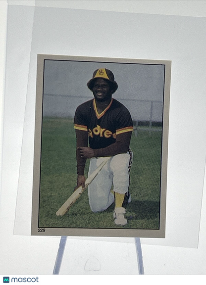 1981 Topps Stickers Jerry Turner Baseball Card #229 NM-Mint FREE SHIPPING