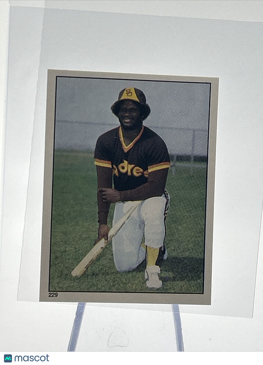1981 Topps Stickers Jerry Turner Baseball Card #229 NM-Mint FREE SHIPPING