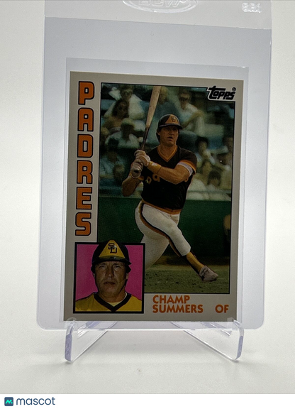 1984 Topps Traded TIFFANY Champ Summers Card #113T NM-MT FREE SHIPPING