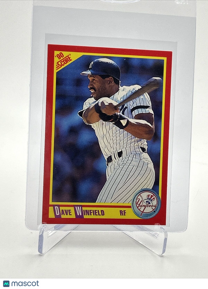 1990 Score Dave Winfield Baseball Card #307 Mint FREE SHIPPING
