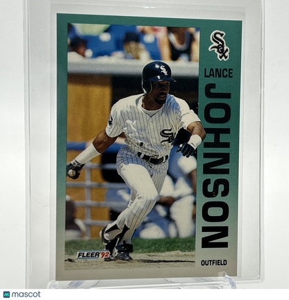 1992 Fleer Lance Johnson Baseball Card #87 Mint FREE SHIPPING