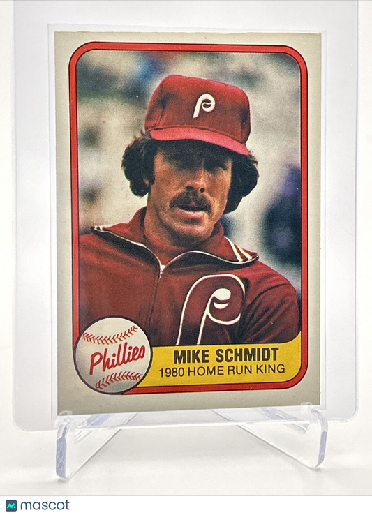 1981 Fleer Mike Schmidt Baseball Card #640 NM-Mint FREE SHIPPING
