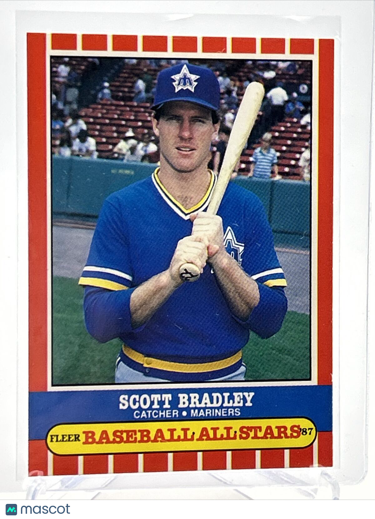 1987 Fleer Baseball All Stars Scott Bradley Baseball Card #5 Mint FREE SHIPPING