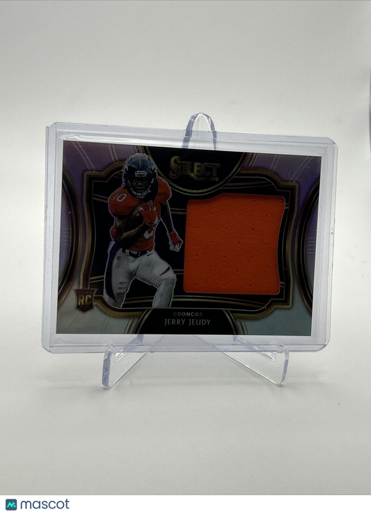 2020 Panini Select PRIZM Jerry Jeudy Rookie Patch Football Card 46/49 #JS-JJE