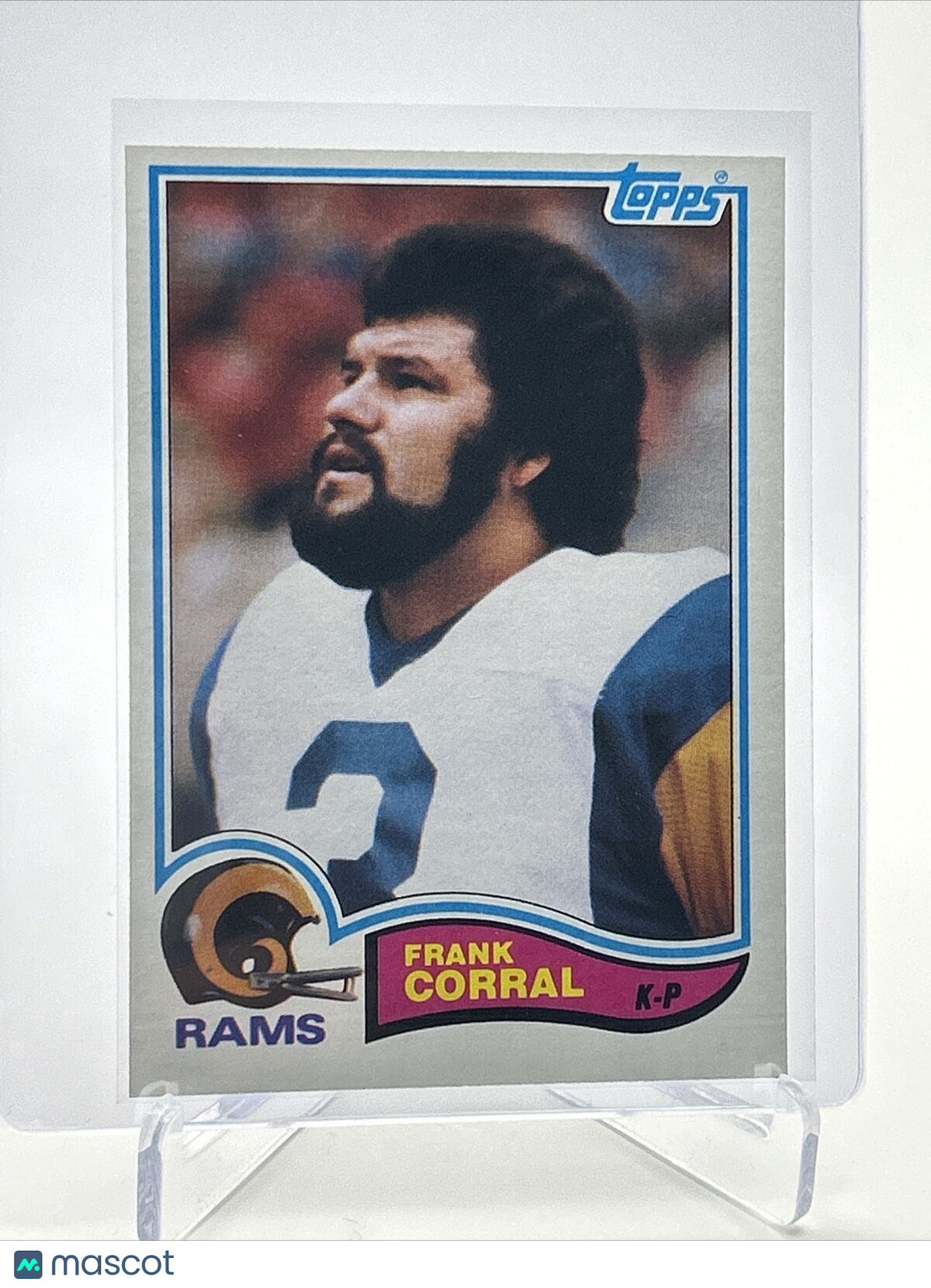 1982 Topps Frank Corral Football Card #370 NM-MT FREE SHIPPING