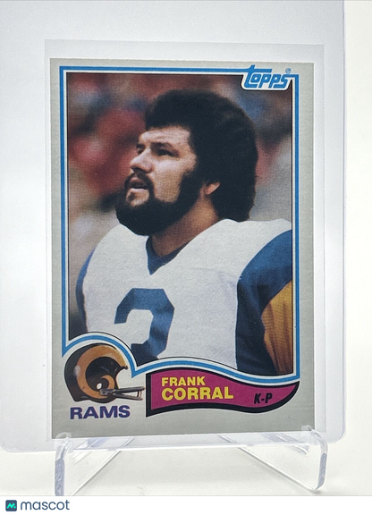 1982 Topps Frank Corral Football Card #370 NM-MT FREE SHIPPING