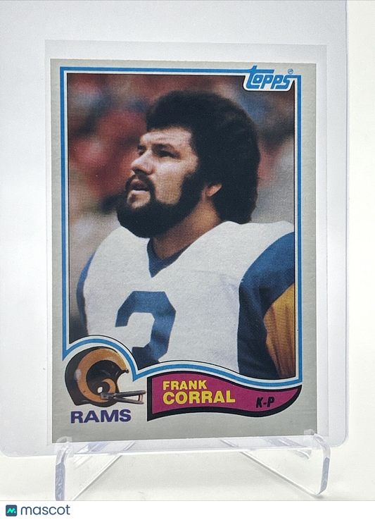 1982 Topps Frank Corral Football Card #370 NM-MT FREE SHIPPING