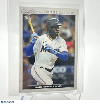 2022 Topps x Derek Jeter Jazz Chisholm Baseball Card #13 Mint FREE SHIPPING