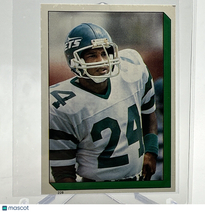 1986 Topps Freeman McNeil Football Sticker Card #228 NM-MT FREE SHIPPING