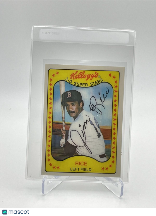 1981 Kellogg's Jim Rice Baseball Card #9 NM-Mint FREE SHIPPING