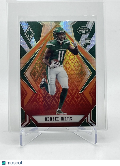 2020 Panini Phoenix FIRE BURST Denzel Mims Rookie Card #123 Mint FREE SHIPPING