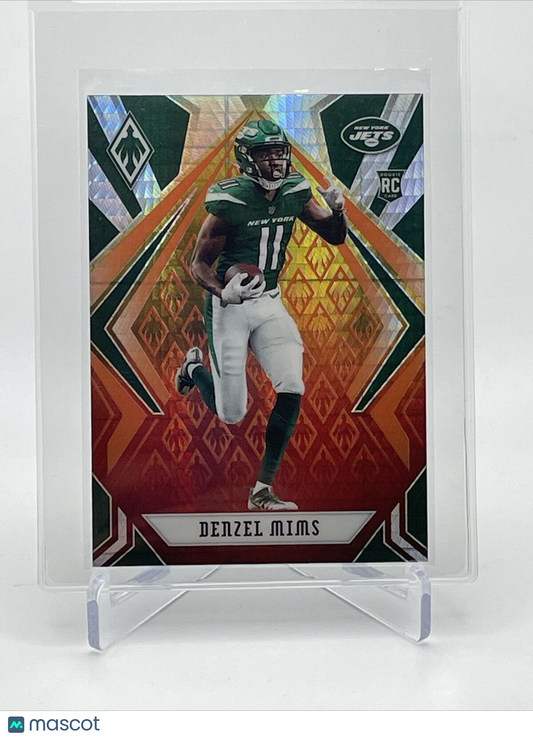 2020 Panini Phoenix FIRE BURST Denzel Mims Rookie Card #123 Mint FREE SHIPPING
