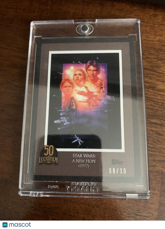 2021 Topps Now Star Wars Lucasfilm 50th A New Hope Card #12 Mint SEPIA 8/10