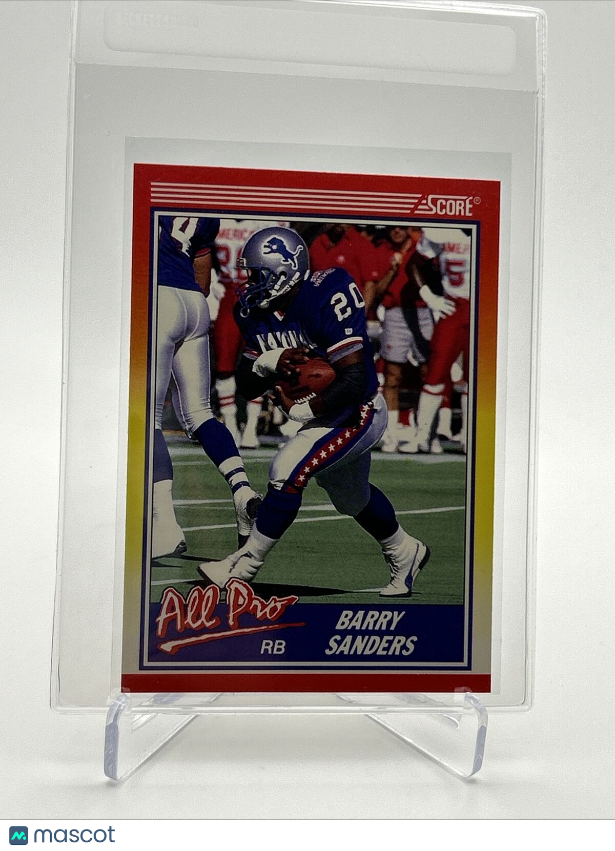 1990 Score Barry Sanders Football Card #580 NM-MT FREE SHIPPING