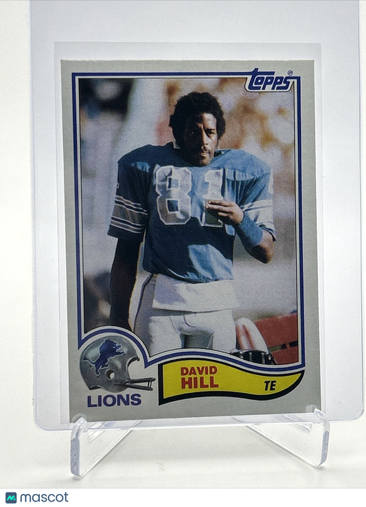 1982 Topps David Hill Football Card #340 NM-MT FREE SHIPPING