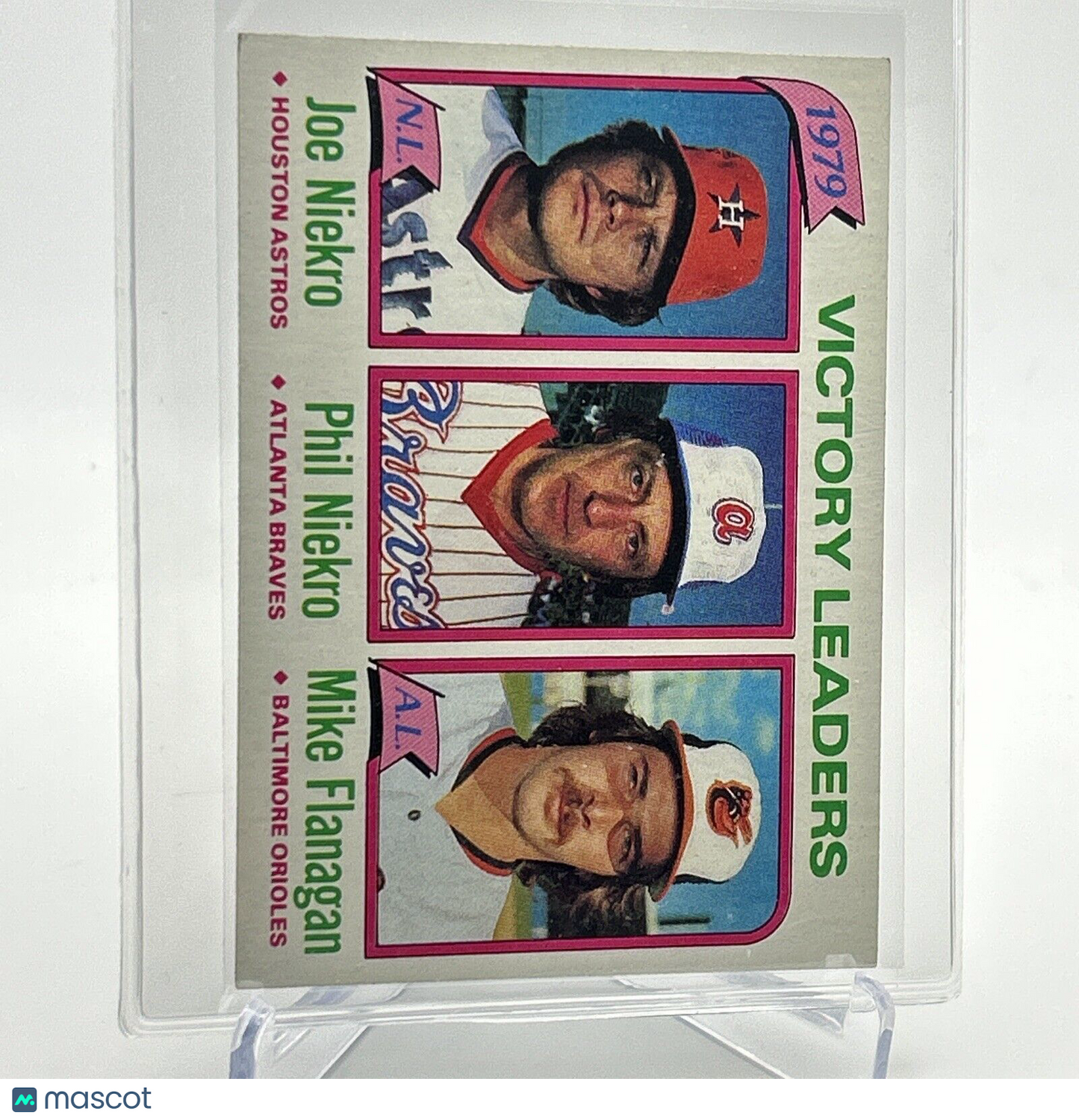 1980 Topps 1979 Victory Leaders Baseball Card #205 NM-Mint FREE SHIPPING