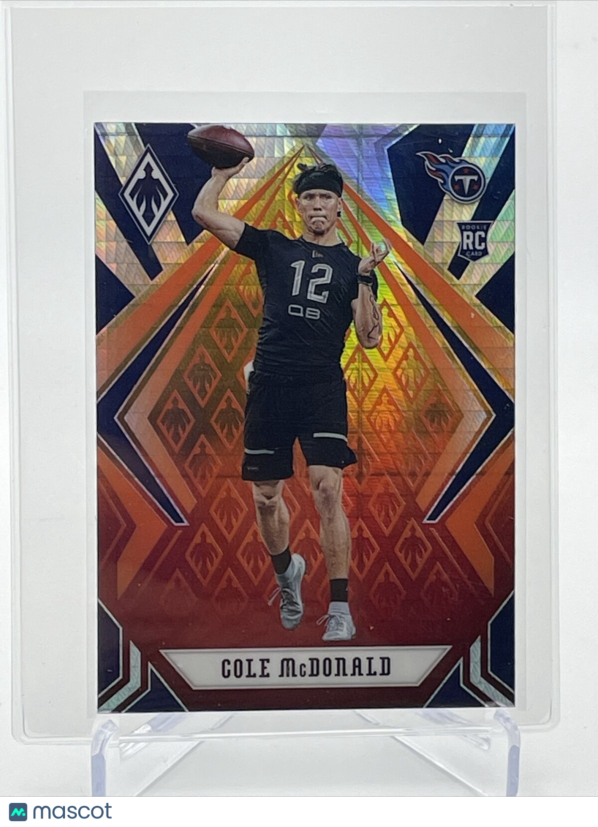 2020 Panini Phoenix FIRE BURST Cole McDonald Rookie #186 Mint FREE SHIPPING