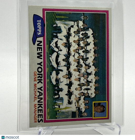 1981 Topps New York Yankees Checklist Baseball Card #670 NM-Mint FREE SHIPPING
