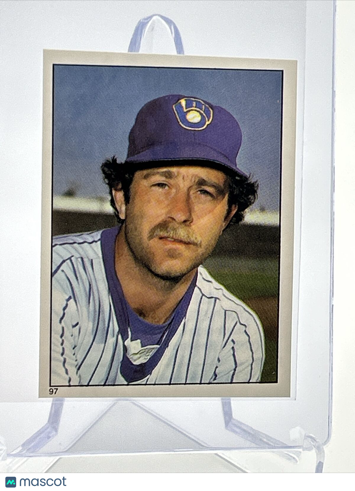 1981 Topps Stickers Mike Caldwell Baseball Card #97 NM-Mint FREE SHIPPING