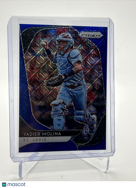 2020 Panini Prizm Tier II Blue Mojo Prizm /150 Yadier Molina #152 FREE SHIPPING