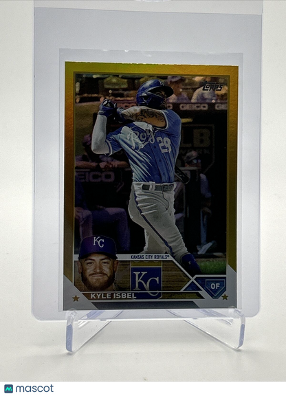 2023 Topps GOLD FOIL Kyle Isbel Baseball Card #578 FREE SHIPPING