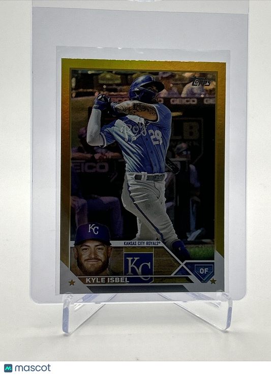 2023 Topps GOLD FOIL Kyle Isbel Baseball Card #578 FREE SHIPPING