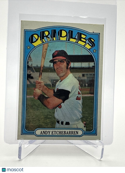 1972 Topps Andy Etchebarren Baseball Card #26 VG-EX Quality FREE SHIPPING