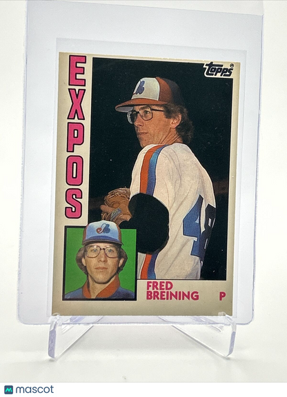 1984 Topps Traded TIFFANY Fred Breining Card #16T NM-MT FREE SHIPPING