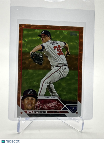2023 Topps Orange Foil Kyle Wright Baseball Card #573 103/299 FREE SHIPPING