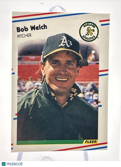 1988 Fleer Classic MINI Bob Welch Baseball Card #50 Mint FREE SHIPPING