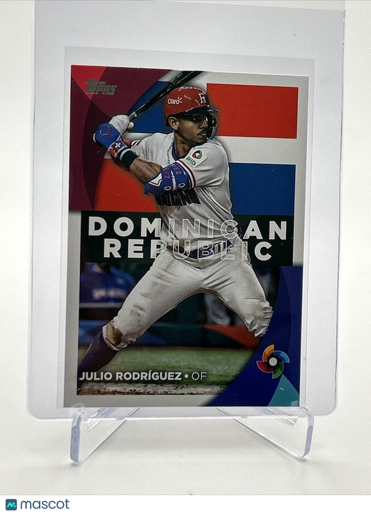 2023 Topps World Baseball Classic Stars Julio Rodriguez #WBC-24 FREE SHIPPING