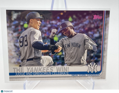 2019 Topps The Yankees Win! Baseball Card #14 Mint FREE SHIPPING