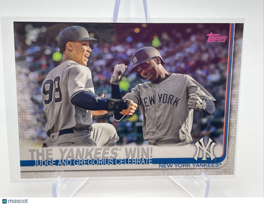 2019 Topps The Yankees Win! Baseball Card #14 Mint FREE SHIPPING