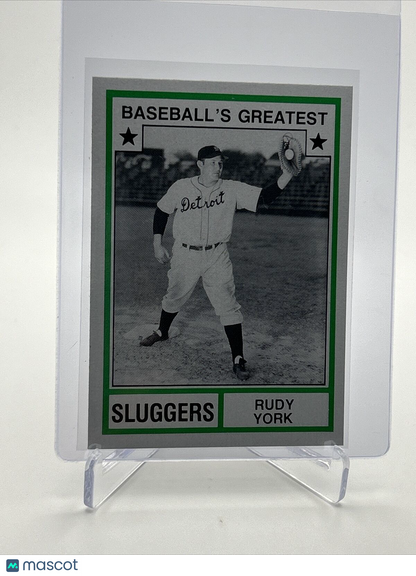 1982 TCMA Greatest Sluggers Rudy York Baseball Card #30 Mint FREE SHIPPING