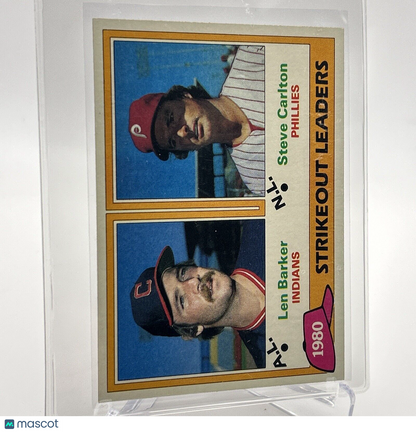 1981 Topps 1980 Strikeout Leaders Baseball Card #6 NM-Mint FREE SHIPPING