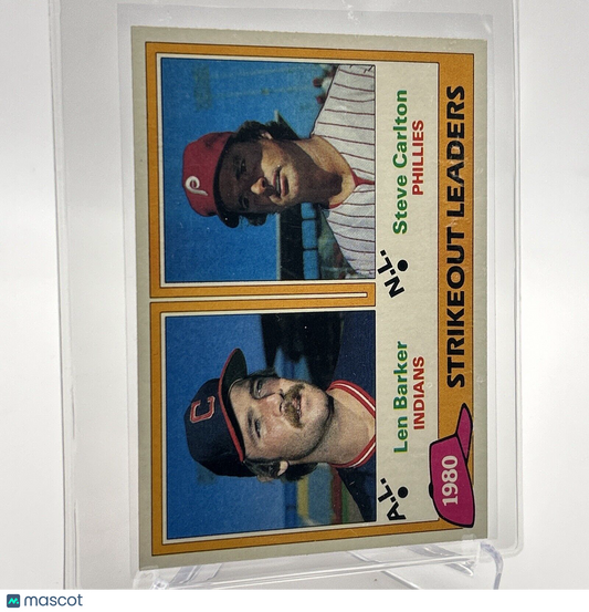 1981 Topps 1980 Strikeout Leaders Baseball Card #6 NM-Mint FREE SHIPPING