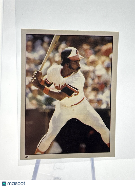 1981 Topps Stickers Eddie Murray Baseball Card #34 NM-Mint FREE SHIPPING