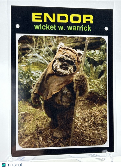 2023 Topps Star Wars Throwback Thursday Wicket W. Warrick #42 Mint FREE SHIPPING