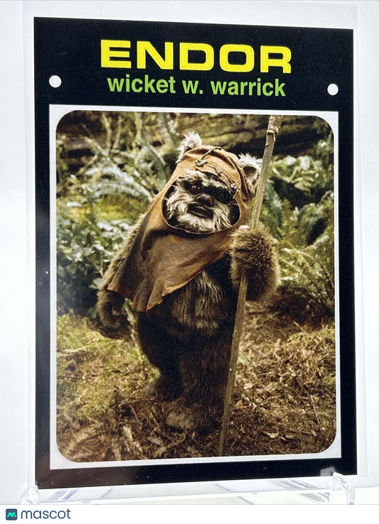 2023 Topps Star Wars Throwback Thursday Wicket W. Warrick #42 Mint FREE SHIPPING