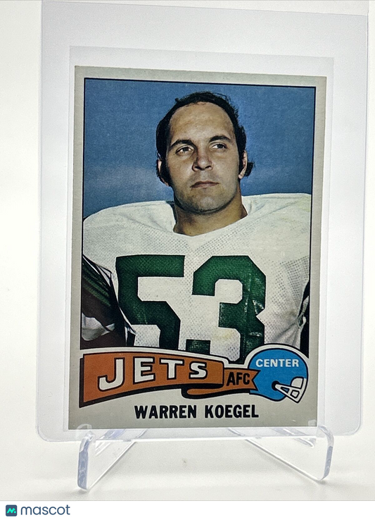 1975 Topps Warren Koegel Rookie Football Card #339 NM Quality FREE SHIPPING