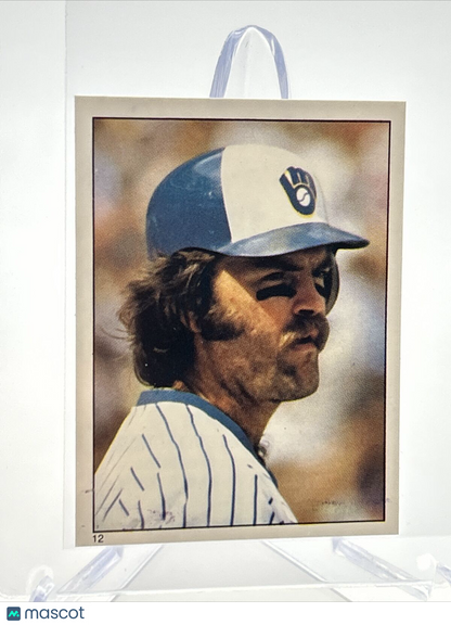 1981 Topps Stickers Gorman Thomas Baseball Card #12 NM-Mint FREE SHIPPING