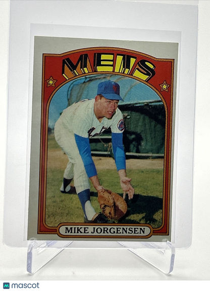 1972 Topps Mike Jorgensen Baseball Card #16 VG-EX Quality FREE SHIPPING