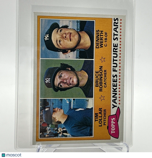 1981 Topps Yankees Future Stars Rookie Baseball Card #424 NM-Mint FREE SHIPPING