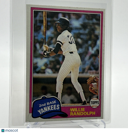 1981 Topps Willie Randolph Baseball Card #60 NM-Mint FREE SHIPPING