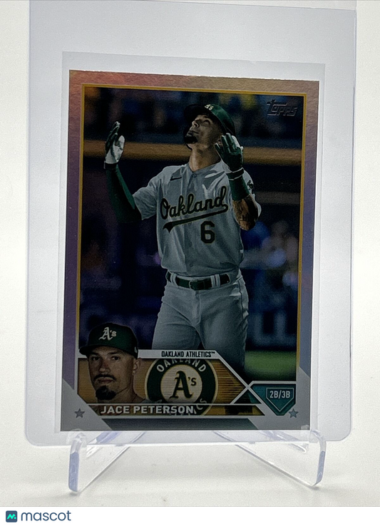 2023 Topps RAINBOW FOIL Jace Peterson Baseball Card #619 FREE SHIPPING