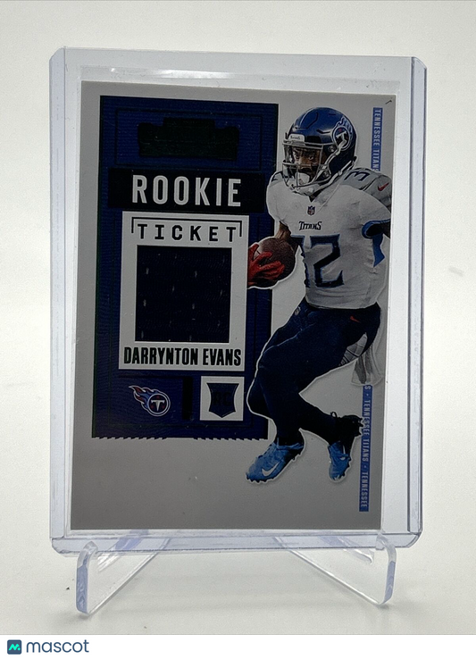 2020 Panini Contenders Rookie Ticket Darrynton Evans RC #RTS-DEV FREE SHIPPING
