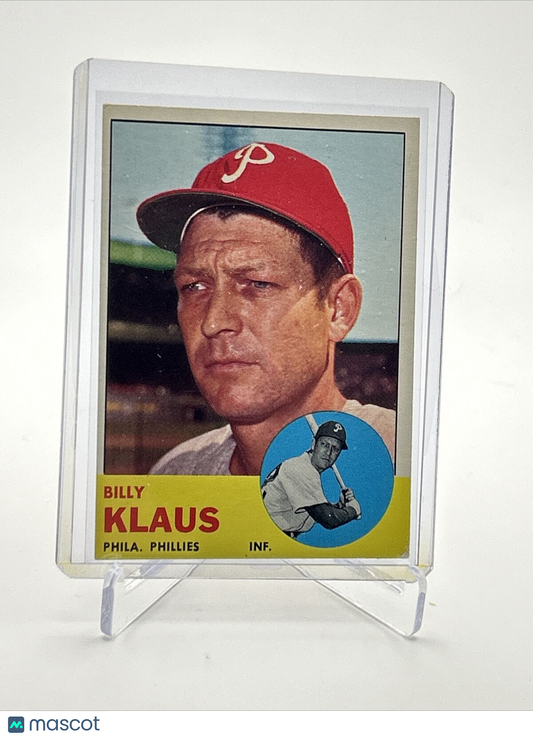 1963 Topps Billy Klaus Baseball Card #551 EX Quality FREE SHIPPING