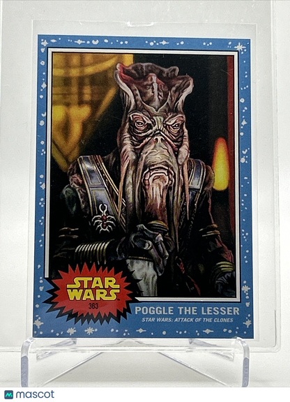 2022 Topps Star Wars Living Set Poggle the Lesser Card #363 Mint FREE SHIPPING