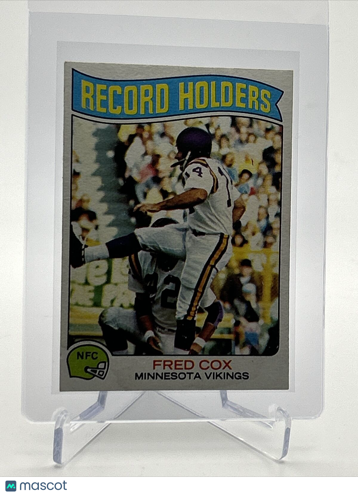 1975 Topps Fred Cox Football Card #352 EX-MT Quality FREE SHIPPING